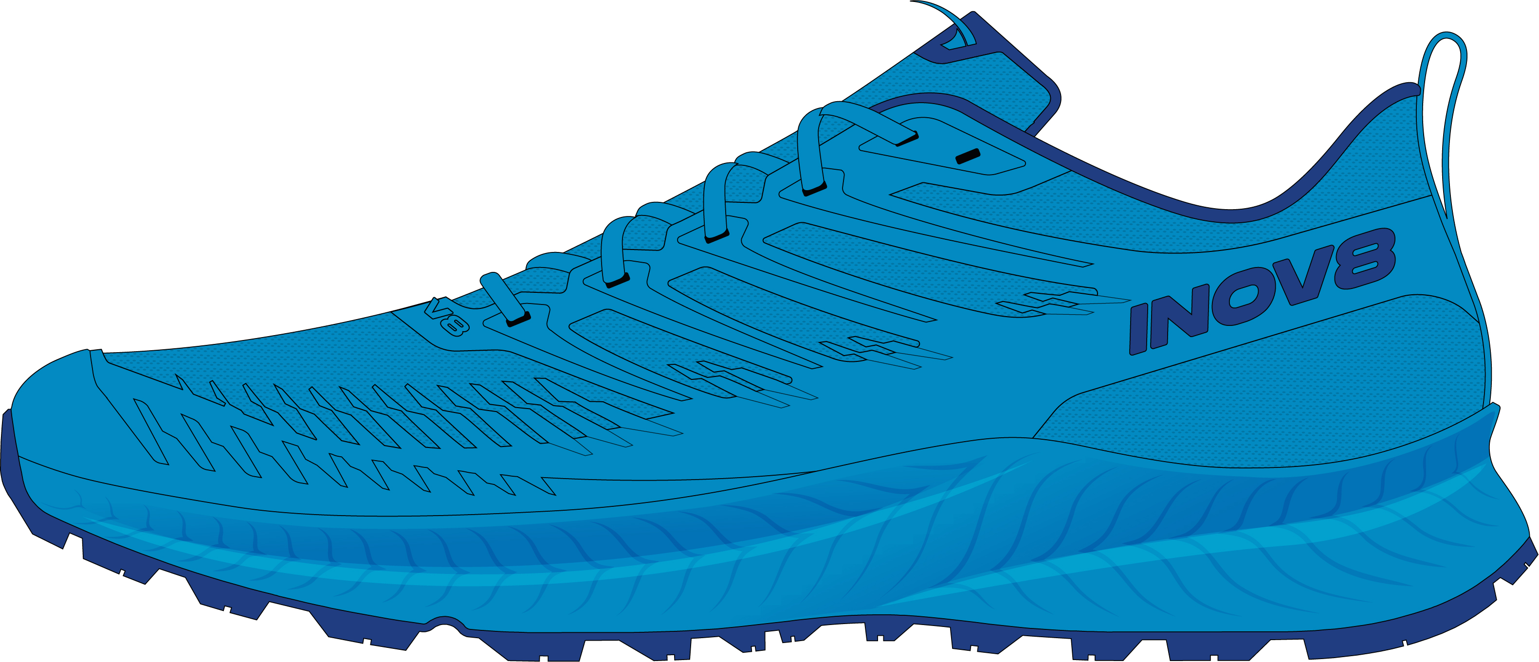 Image Inov8  TrailFly V2  Homme BLEU M11